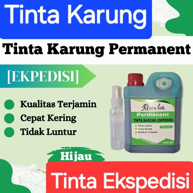 

Tinta karung permanent hijau mura ink