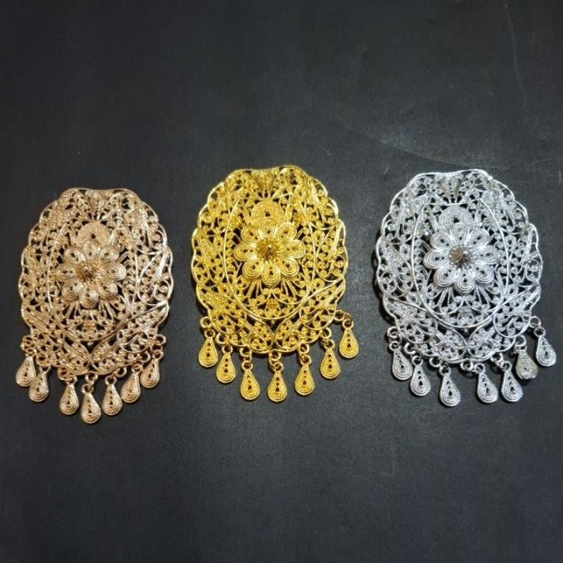 (H3427) Bros Kebaya / Bros Kutubaru / Oval Jurai Mewah Untuk Pesta / Harian
