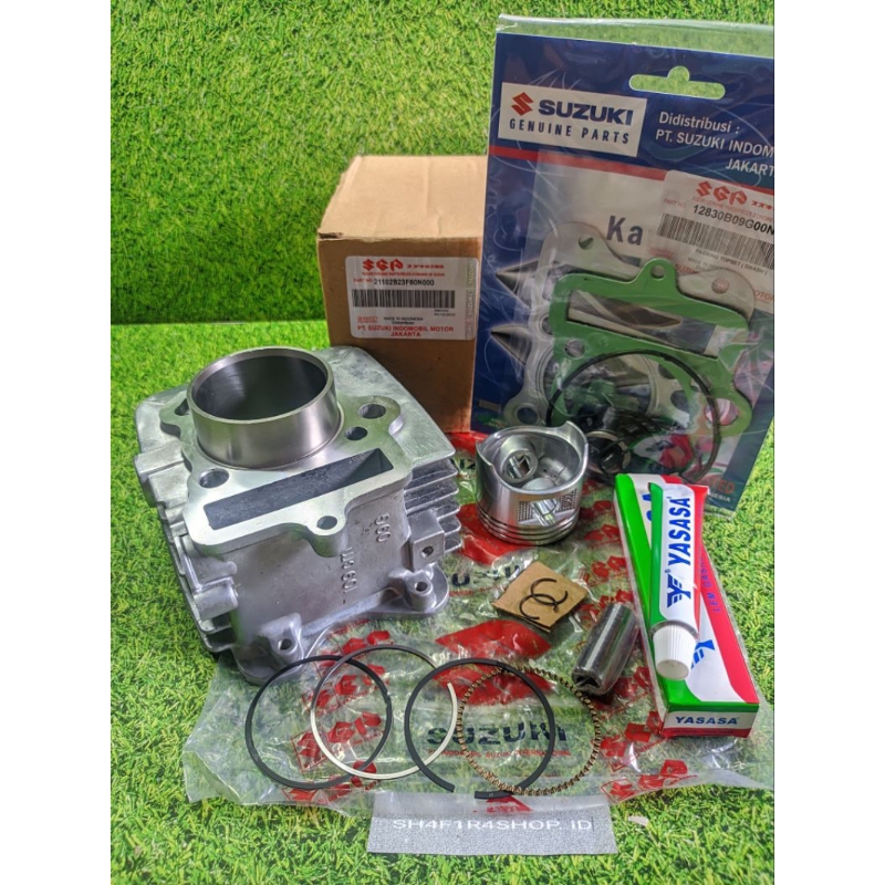 blok seher isi piston Suzuki smash 110/smash lama/smash new ori