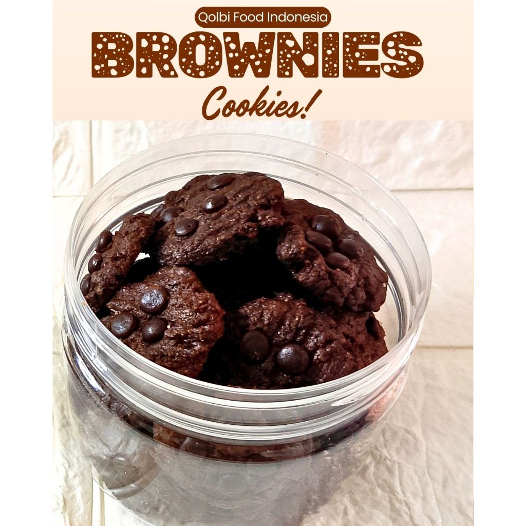 

Brownies Cookies Crispy Cemilan Enak dan renyah rasa coklat