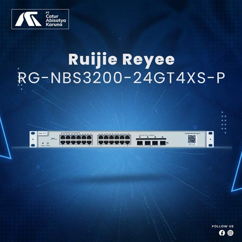 Ruijie Reyee Switch Managed RG-NBS3200-24GT4XS-P