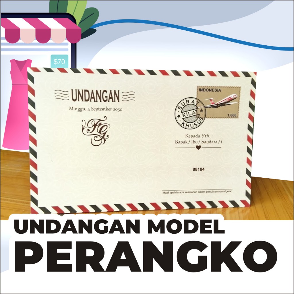 

UNDANGAN PERNIKAHAN MURAH MODEL PERANGKO