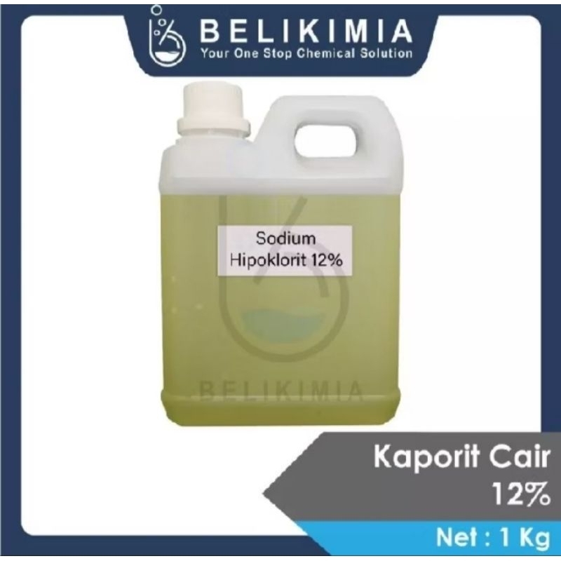KAPORID CAIR 12% KEMASAN 1KG(Sodium Hypochlorite) NaOCl