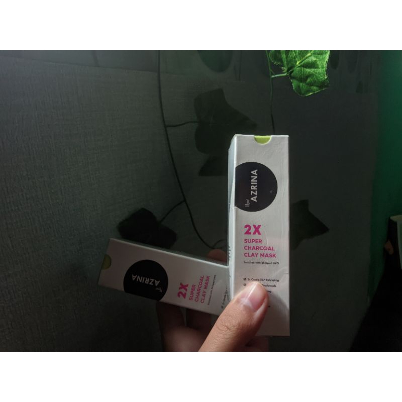 Clay mask 2x Super Charcoal Azrina 25 ml