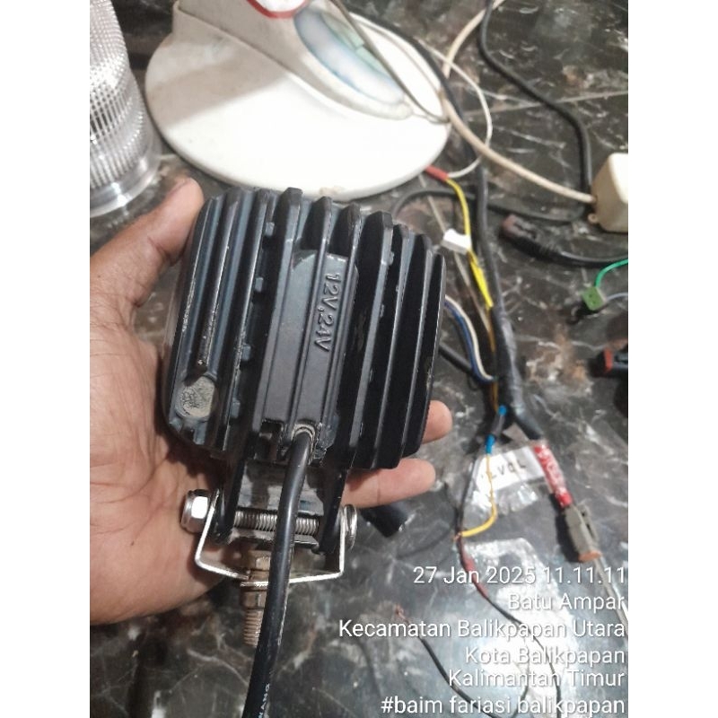 mata 4 maxtel tipis cahaya kuning, bekas 35 wat 12 24 vol