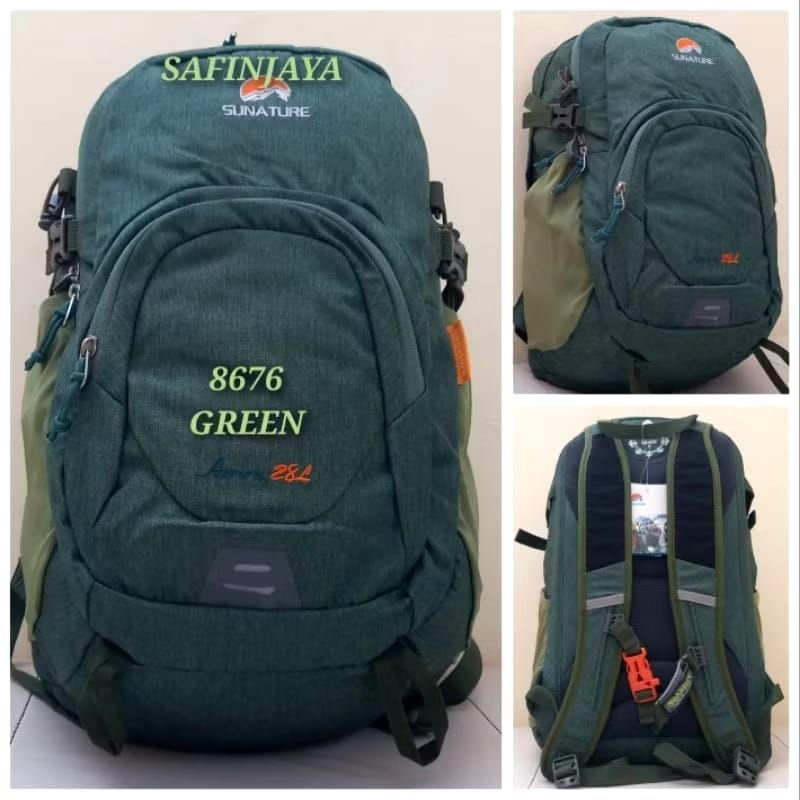 Tas Ransel Sunature 28L Pria Wanita Daypack