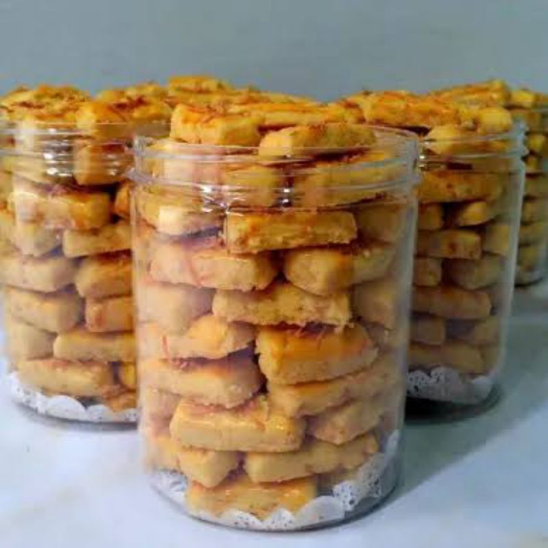 

Kue Kastengel toples jar 600 ml dan 800 ml