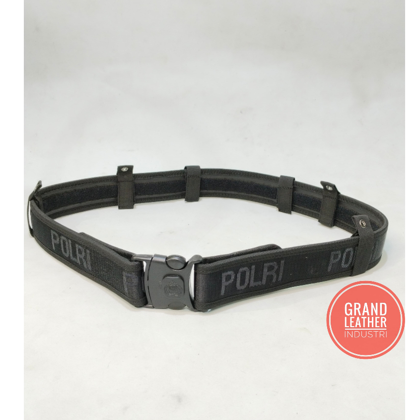 SABUK KOPEL SABHARA PDL HITAM POLRI/KOPELREM JATAH