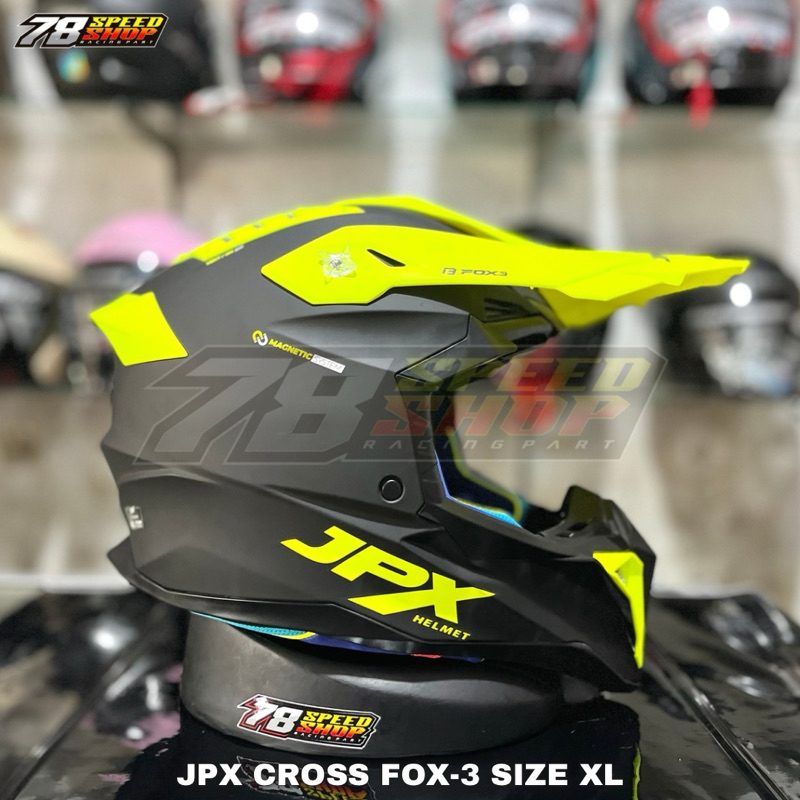 READY STOCK Helm Cross Helm Kros Motif Helm JPX Cross FOX 1 Size XL jpx fox 3 jpx fox 1