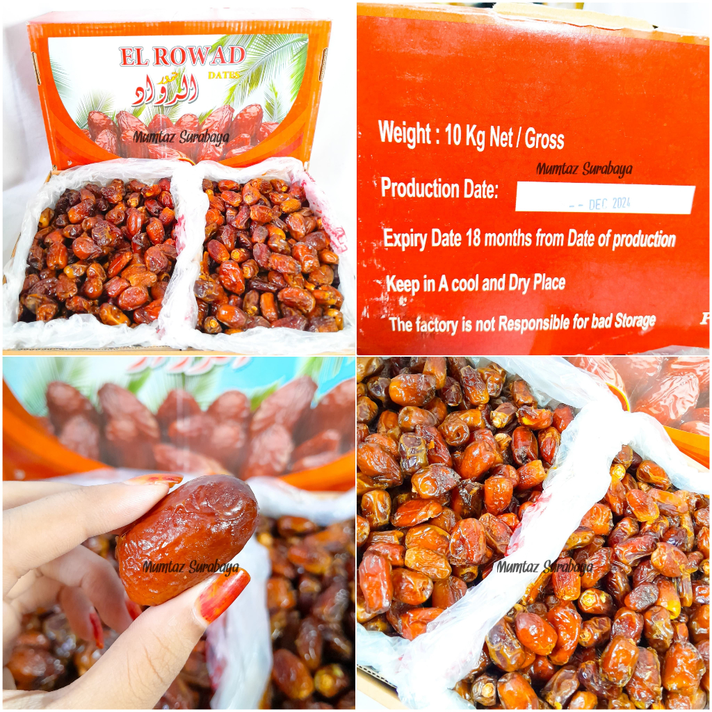 

Kurma Mesir El Rowad Dates 10kg Kurma Mesir El Rowad 10kg Original