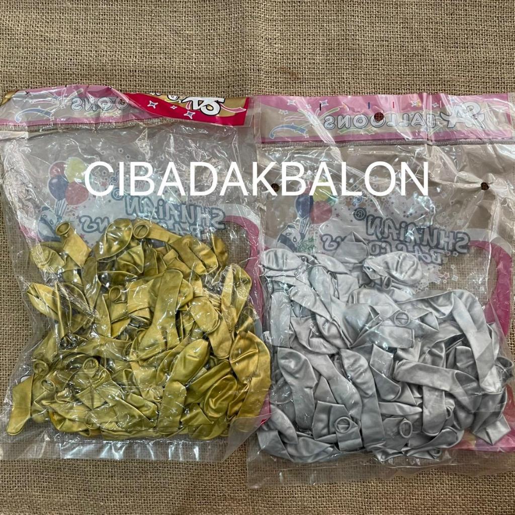 Balon Chrome 5 Inch / Latex Balloons Mini Chrome 5 Inch