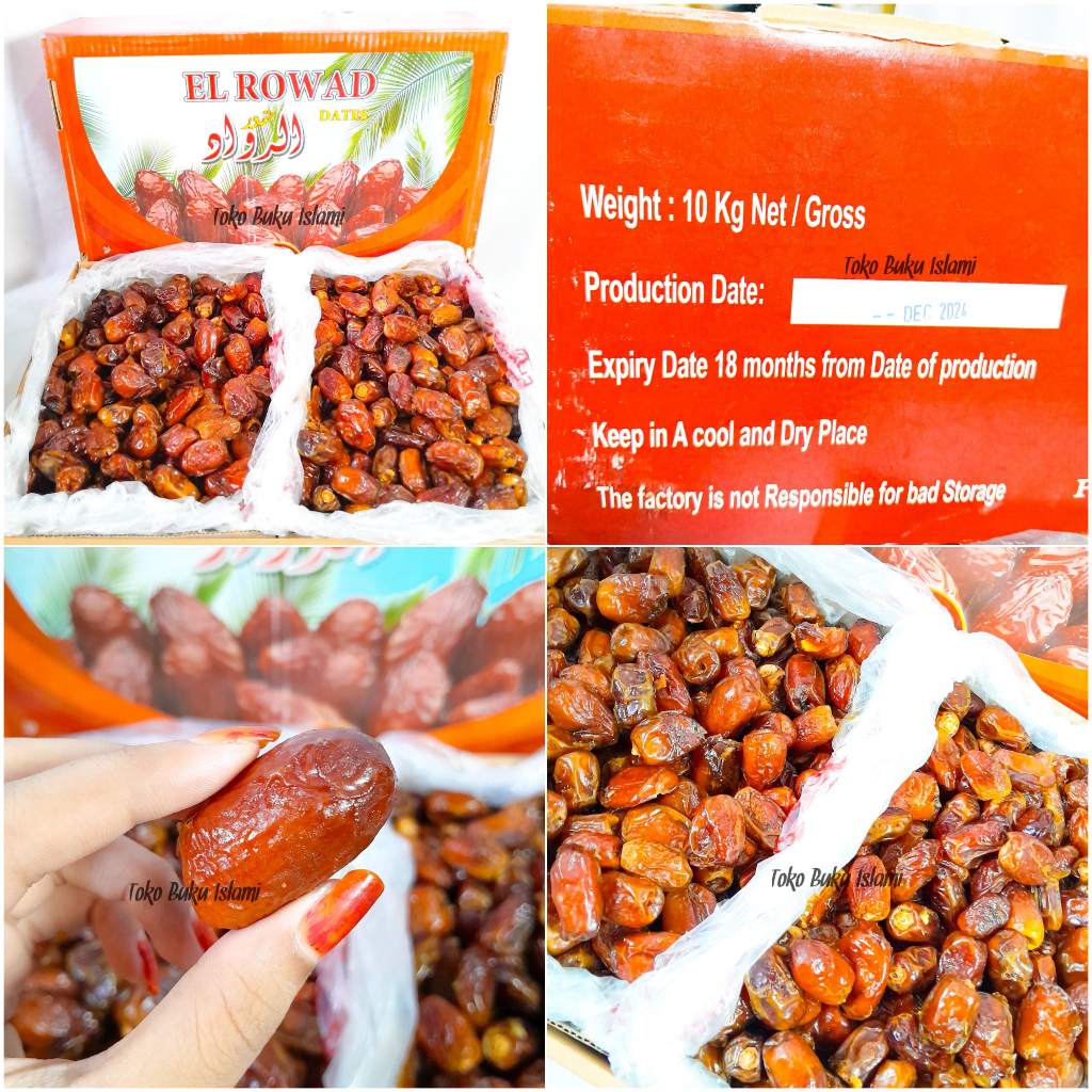 

Kurma Mesir El Rowad Dates 10kg Kurma Mesir El Rowad 10kg Original