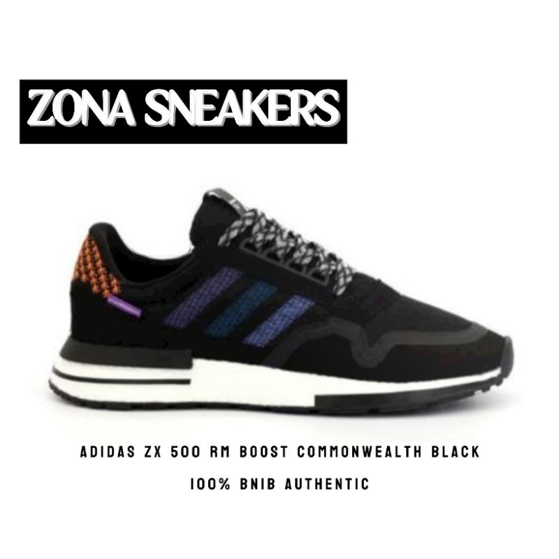 Commonwealth x Adidas ZX 500 Rm Boost Black
