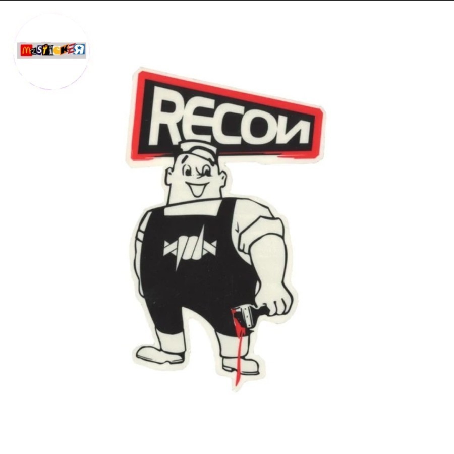 

sticker FUTURA x STASH RECON logo s graphic diecut stiker streetart graffiti