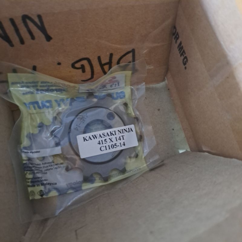 GEAR DEPAN TRIPLE S SSS 415 KAWASAKI NINJA