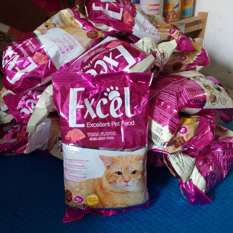 makanan kucing excel 500gr