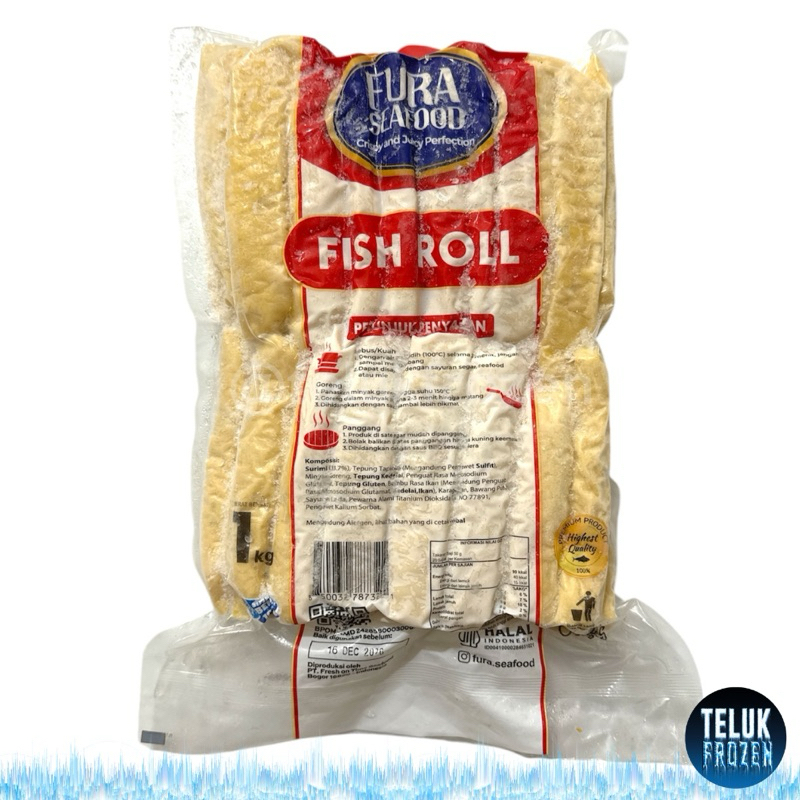 

Fura fish roll 1kg / otak otak ikan beku / rol bahan steamboat shabu shabu panggang instan siap pakai frozen food instant halal crispy juicy