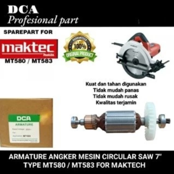 DCA ARMATURE MT580 /MT583 CIRCLE / CIRCULAR SAW MAKTECH