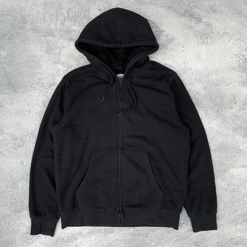Refined Essential Topten Sherpa Zip Hoodie