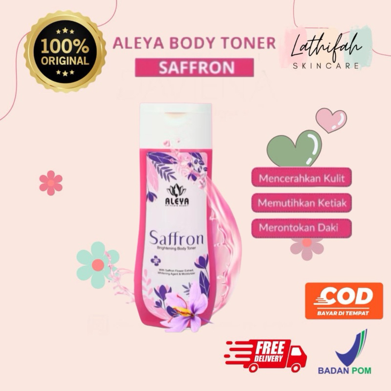 Aleya Body Toner Saffron | aleya makassar