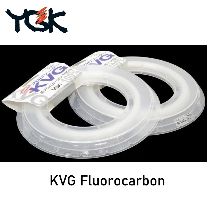 YGK KVG Flurocarbon Senar Leader Nylon Pancing