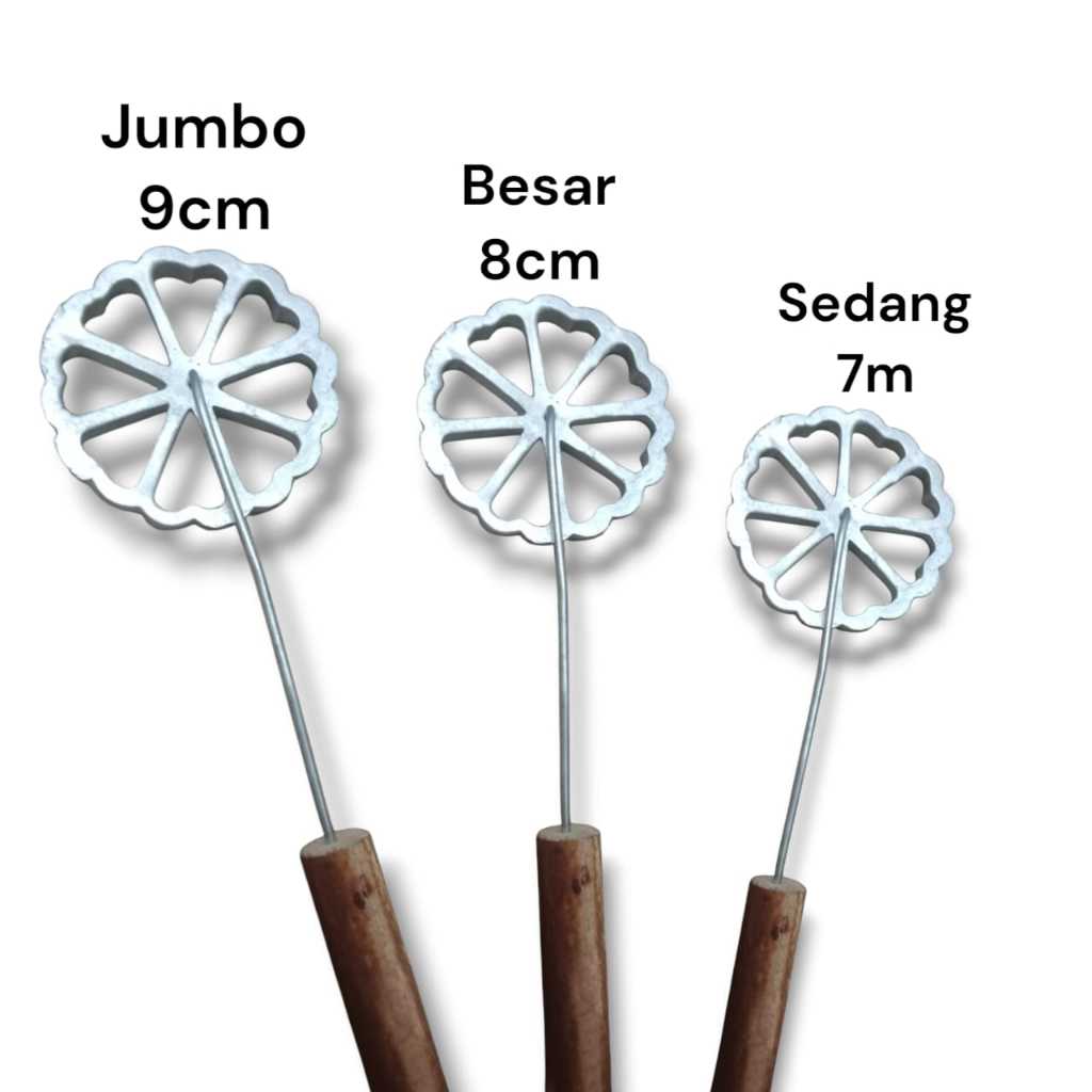 Cetakan Kembang Goyang Jumbo Besar Sedang