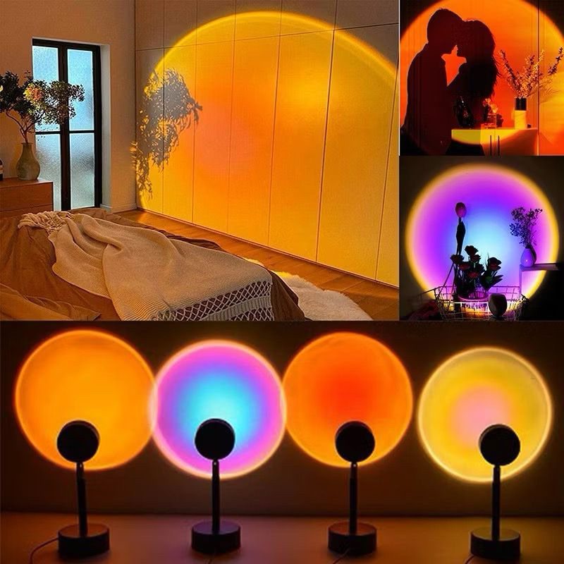 Lampu Sunset Led USB / sunset Lamp Atmostphere Led / Lampu Tidur - Setting Sun
