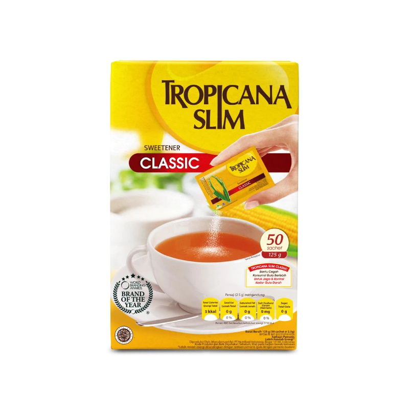 

Tropicana Slim Classic 50 Sachet