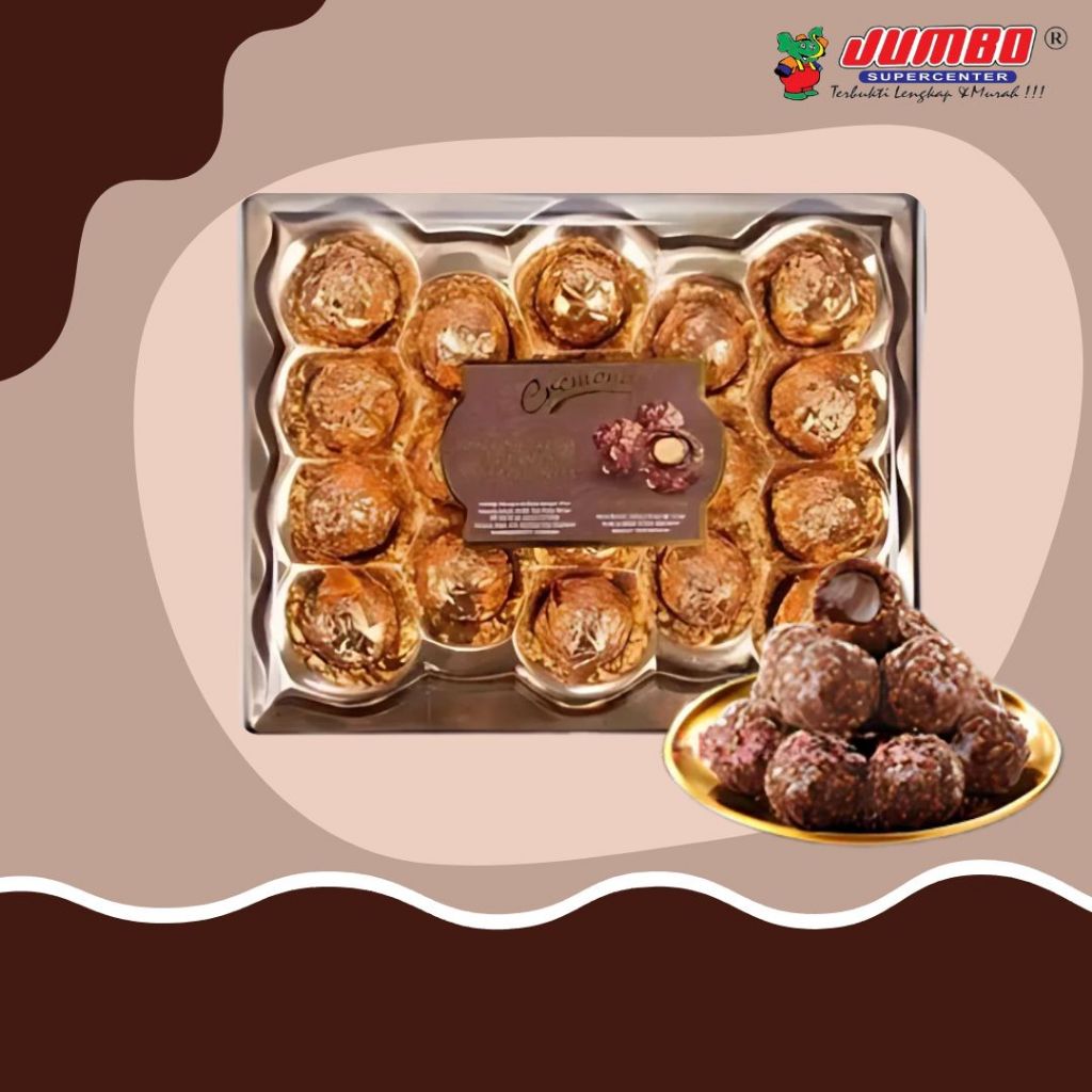 

Cokelat Cremona Hazelnut Cream 225 Crispy Malt/ Cokelat Impor/ Kado Cokelat
