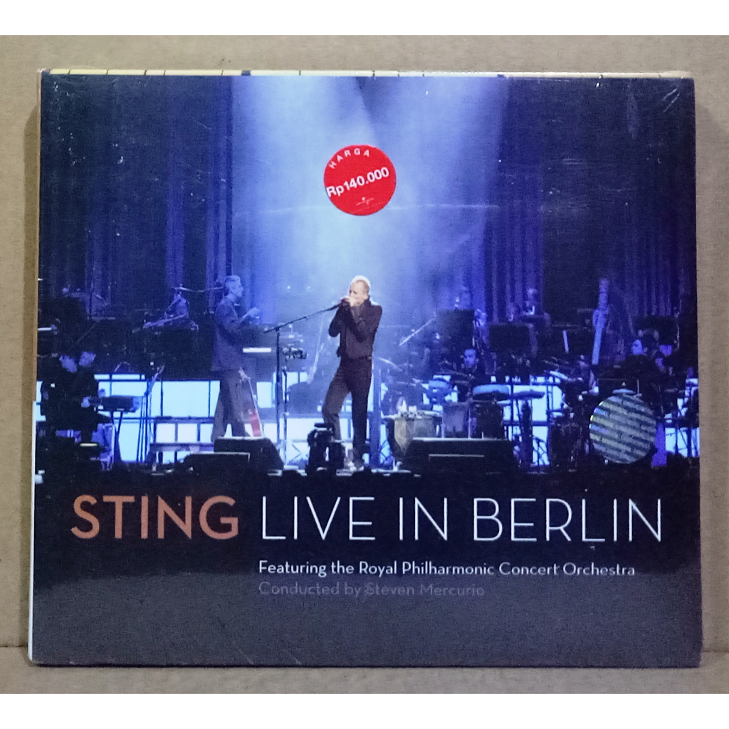 STING - LIVE IN BERLIN - CD+DVD Segel
