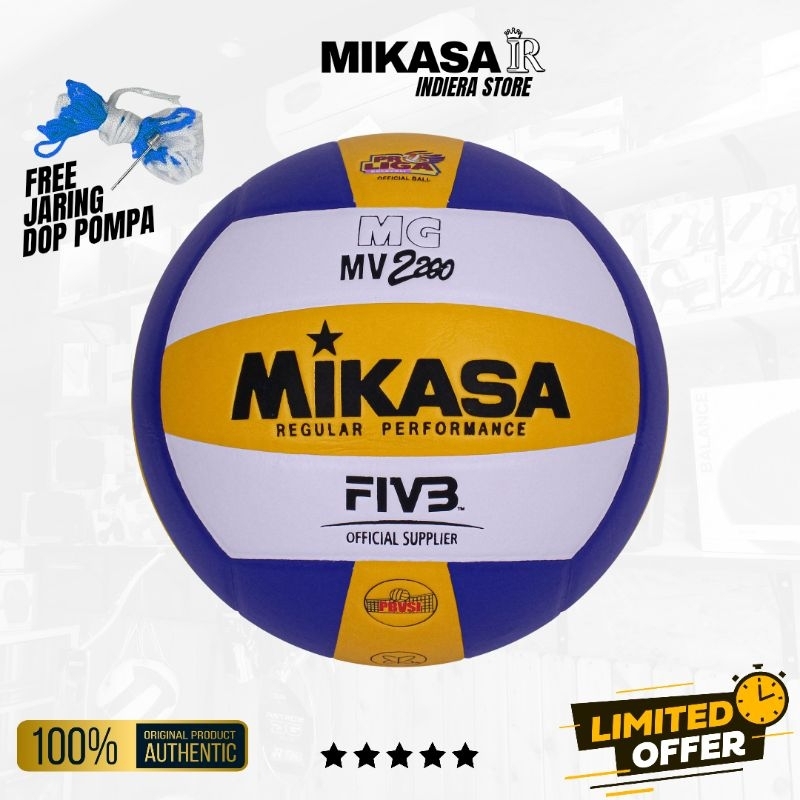 BOLA VOLLY MIKASA MV 2200 ORIGINAL BOLA VOLLY MIKASA