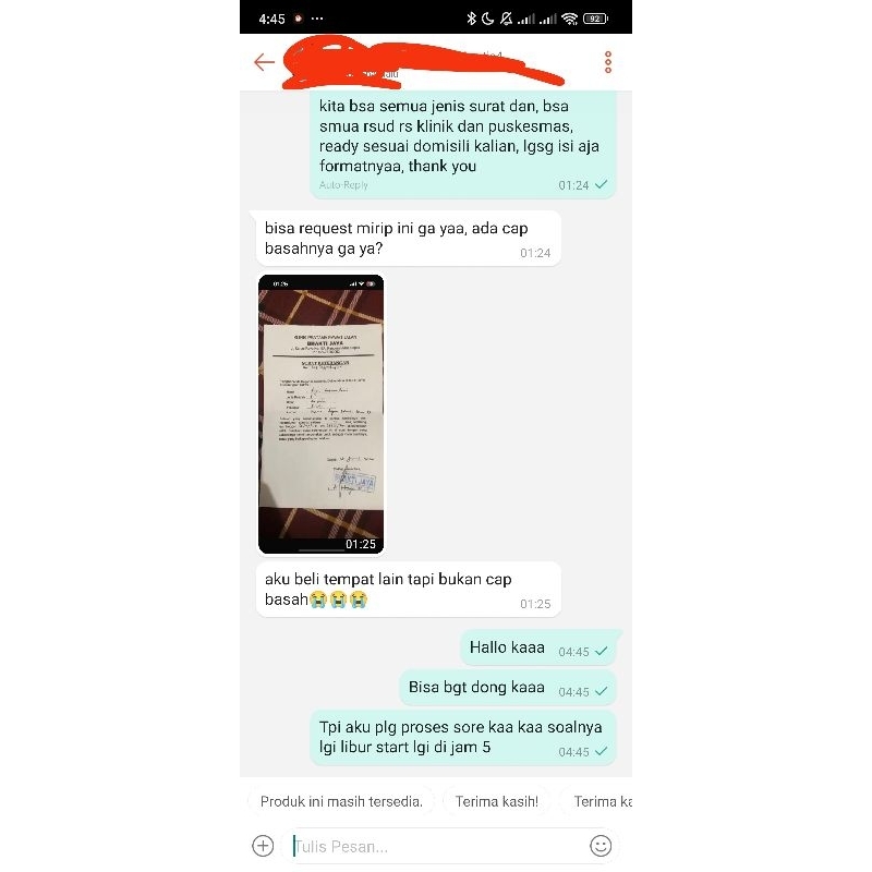 

surat izin kerja kuliah sekolah cuti sakit