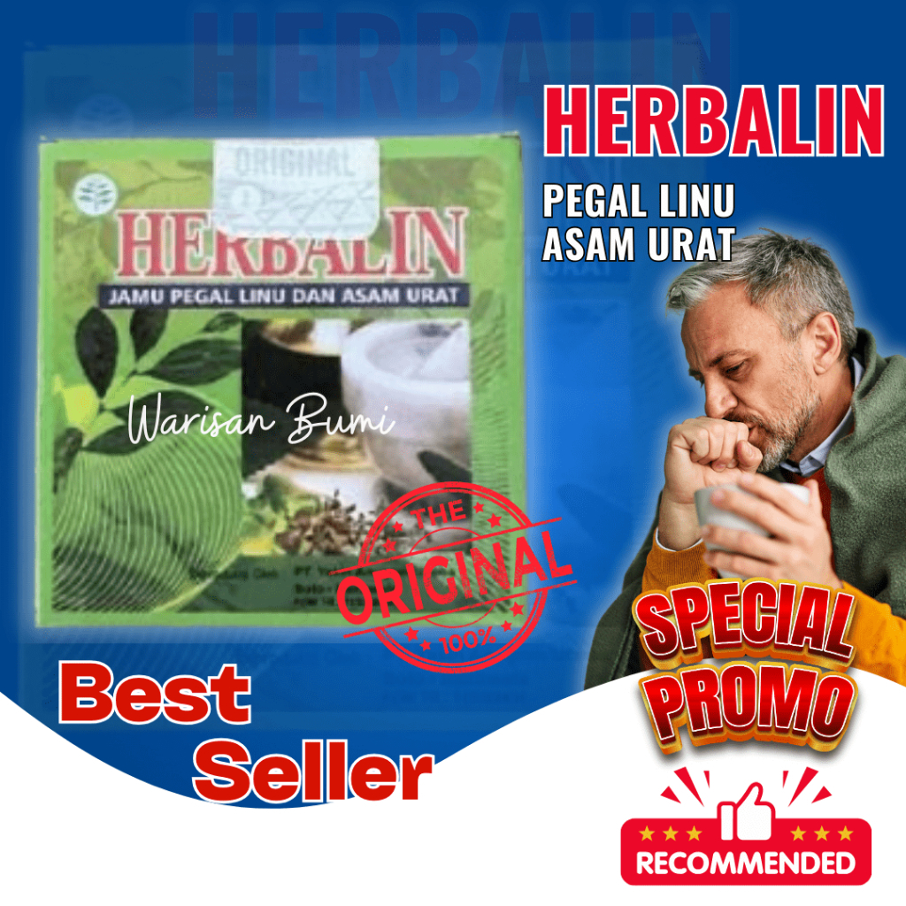 

KAPSUL HERBALIN ORIGINAL ASAM URAT PEGAL LINU ASLI