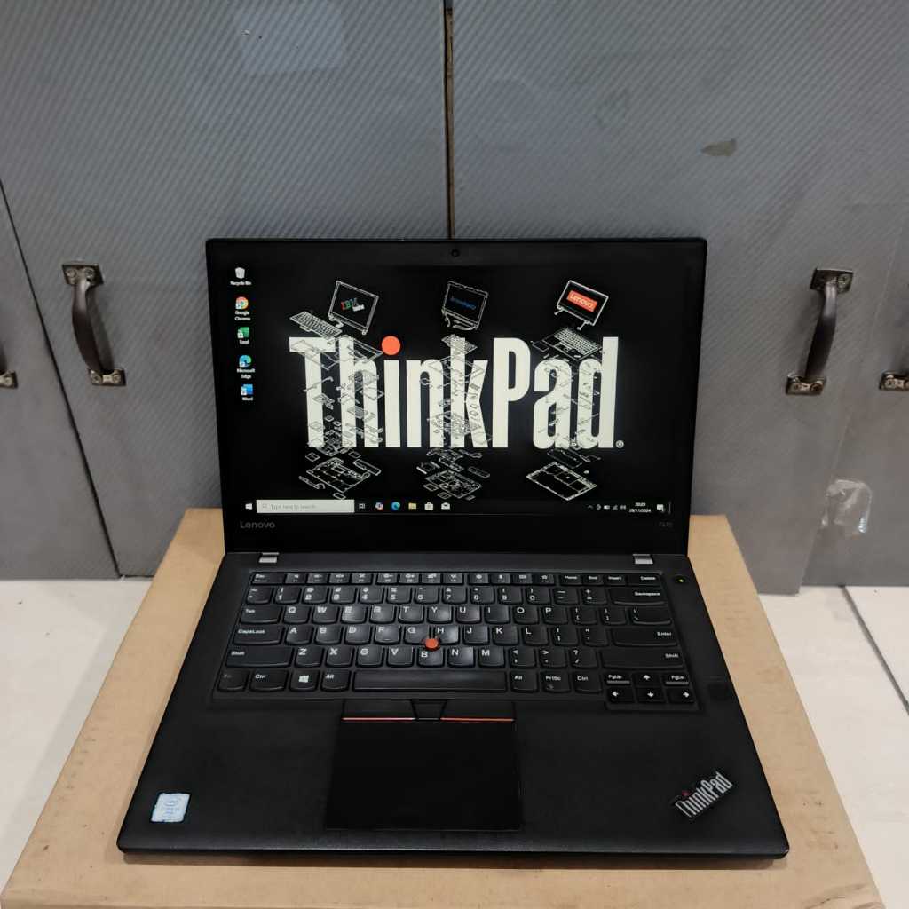 Laptop Lenovo Thinkpad T470, Gaming, Editing, Ngebut, Super SLIM, Mulus, Lengkap, Black