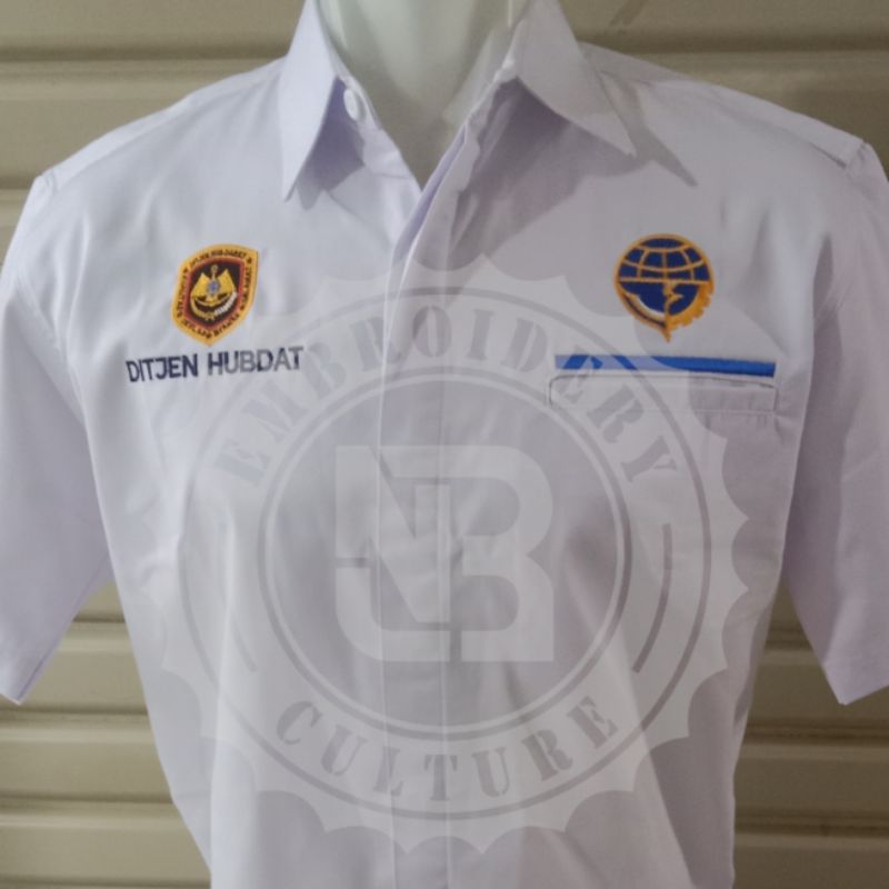 kemeja perhubungan darat//kemeja perhubungan darat kantong satu