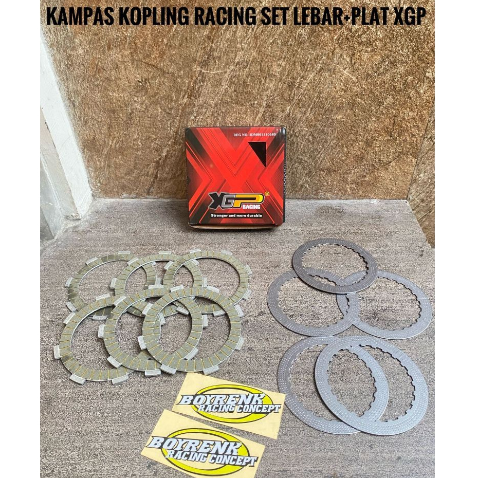 kampas kopling racing XGP Tiger kampas kopling lebar tiger XGP