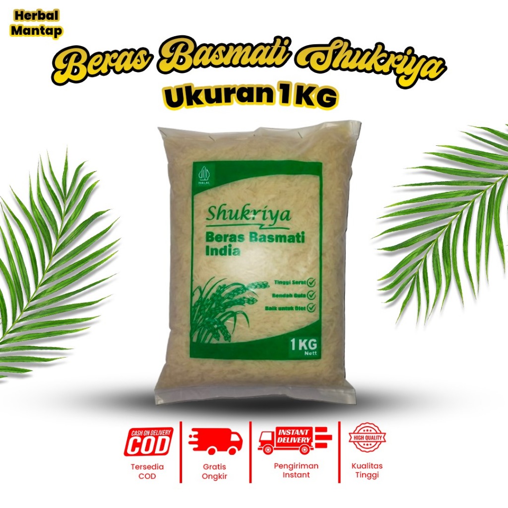 

Beras Shukriya Punjab Beras Kebuli Basmati 1Kg Shukriya Basmati Rice