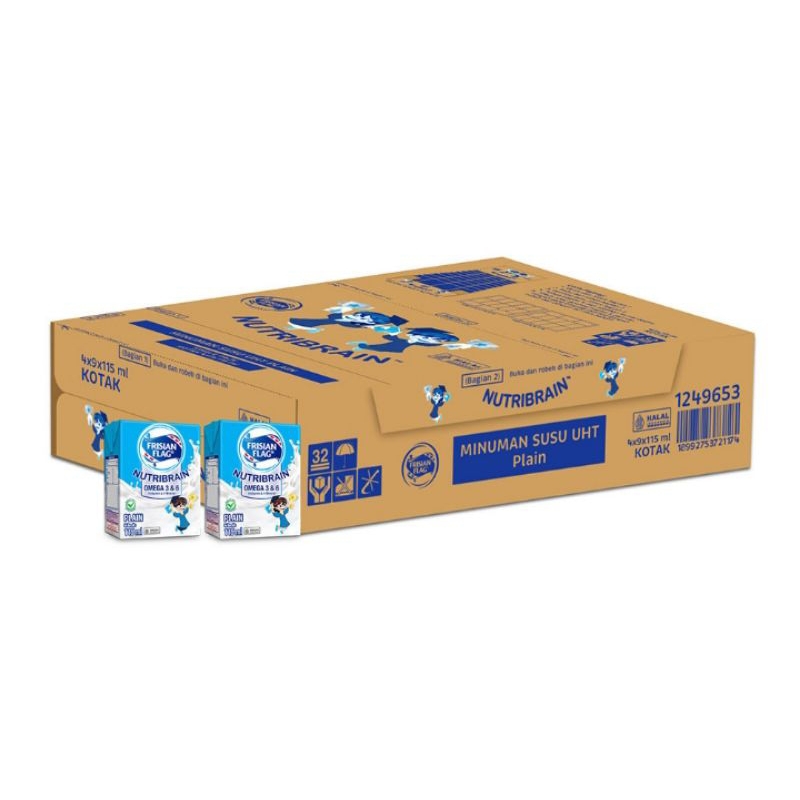 

Frisian flag nutribrain susu UHT 36 x 115 ml - karton