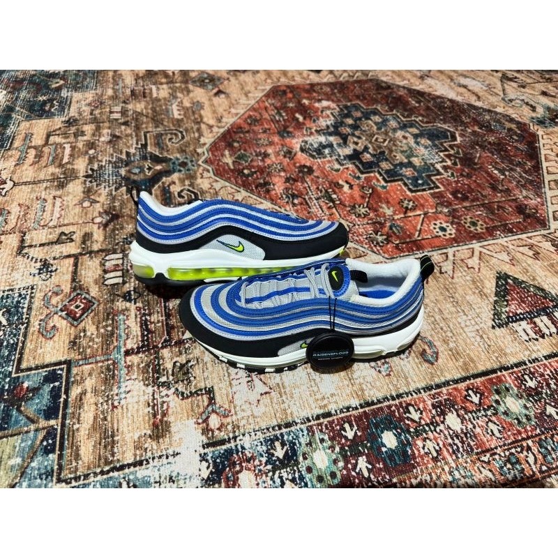 Nike Air Max 97 OG Atlantic Blue Voltage Yellow Womens (100% Original)