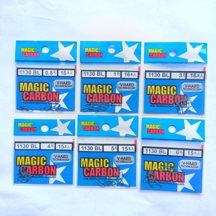 kail pancing magic carbon warna biru