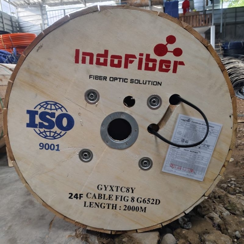 KU Mini 24 Core Fig8 2000 Meter Indofiber