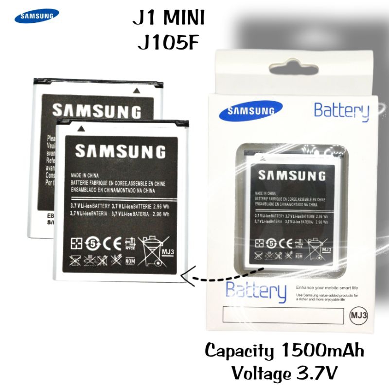 Baterai Samsung J1 MINI / J105F battery batre