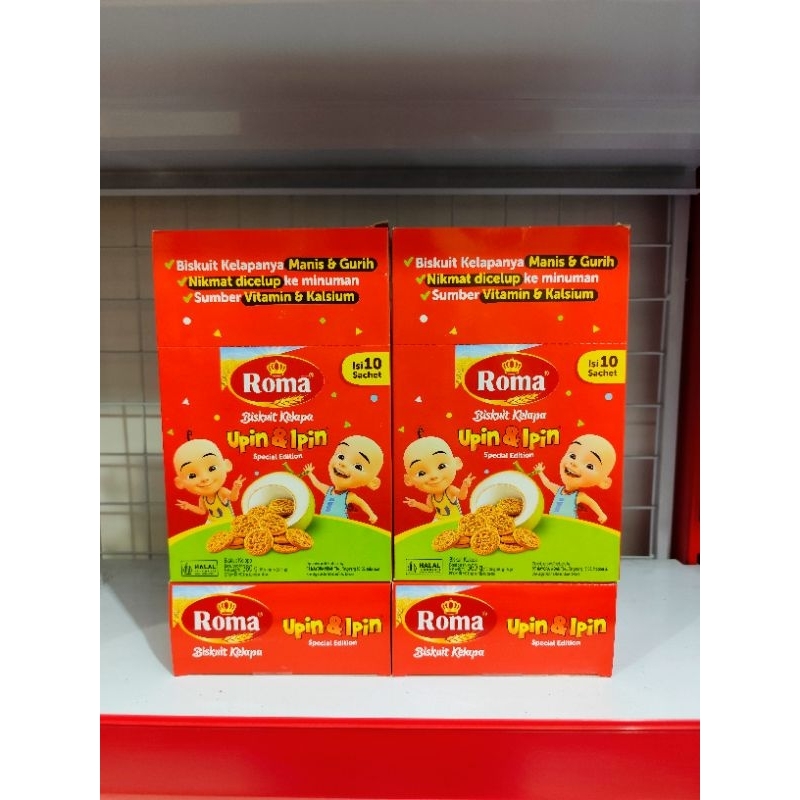 

Roma Kelapa Upin Ipin Special Edition (1 Box isi 10 pcs)