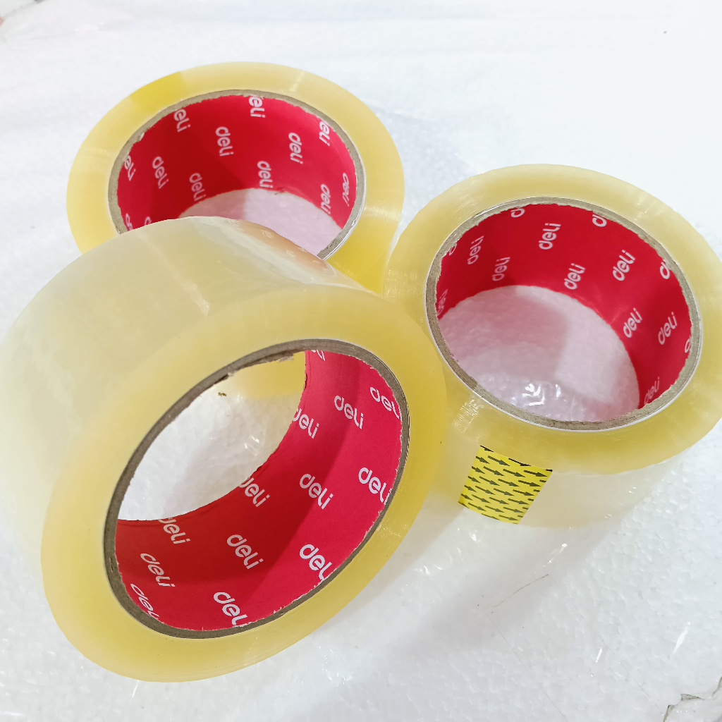

DELI LAKBAN OPP TAPE TEBAL BENING COKLAT 2 INCH 48MM X 90 YARD REAL UKURAN