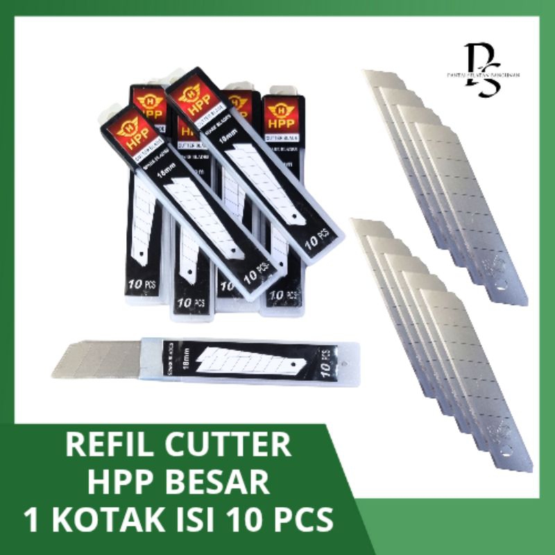 

Refill Cutter Besar / Mata Cutter / Isi Kater HPP/POPEYE 10 PCS