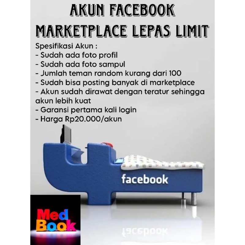 Akun Facebook Marketplace Lepas Limit