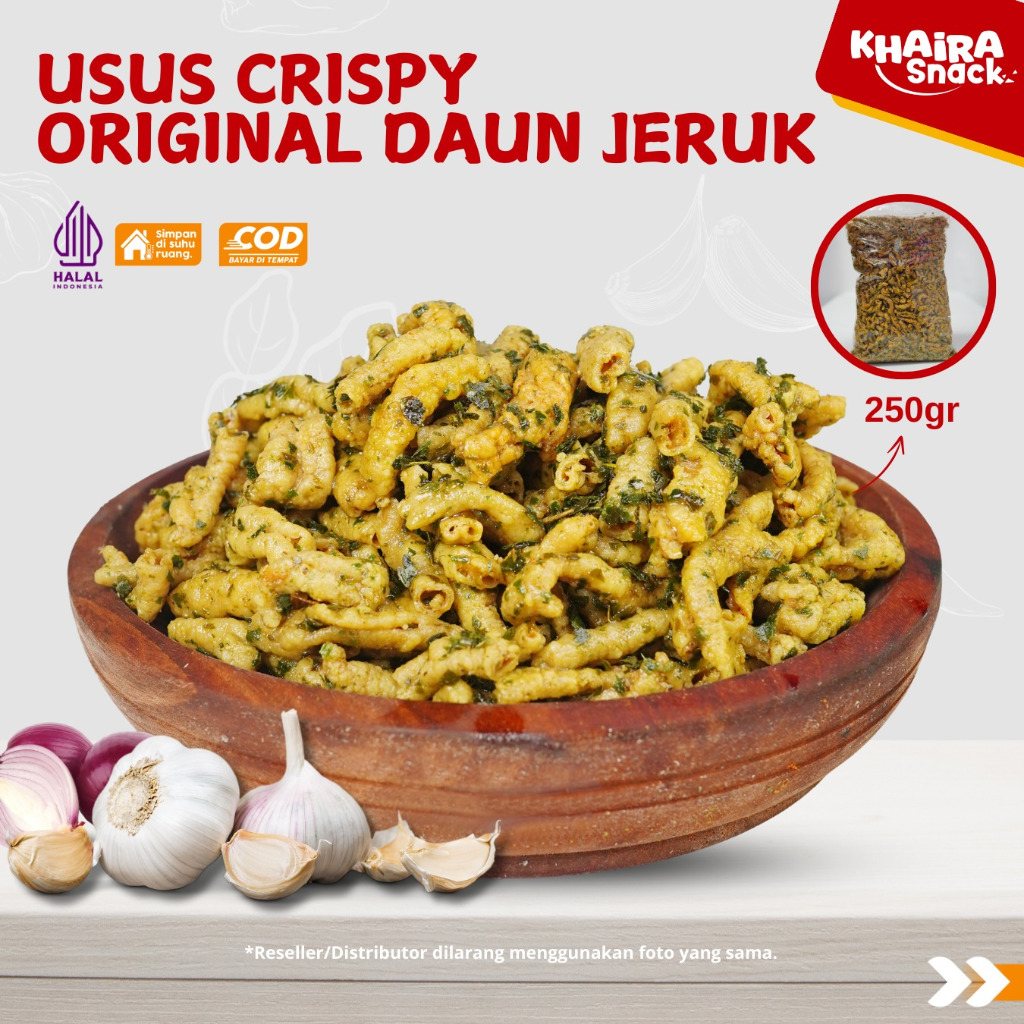 

Usus Crispy Khaira Snack / 250gr