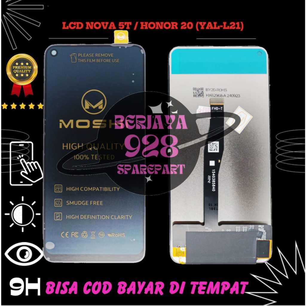 LCD TOUCHSCREEN HONOR NOVA 5T / HONOR 20 (YAL-L21) FULLSET ORIGINAL NEW