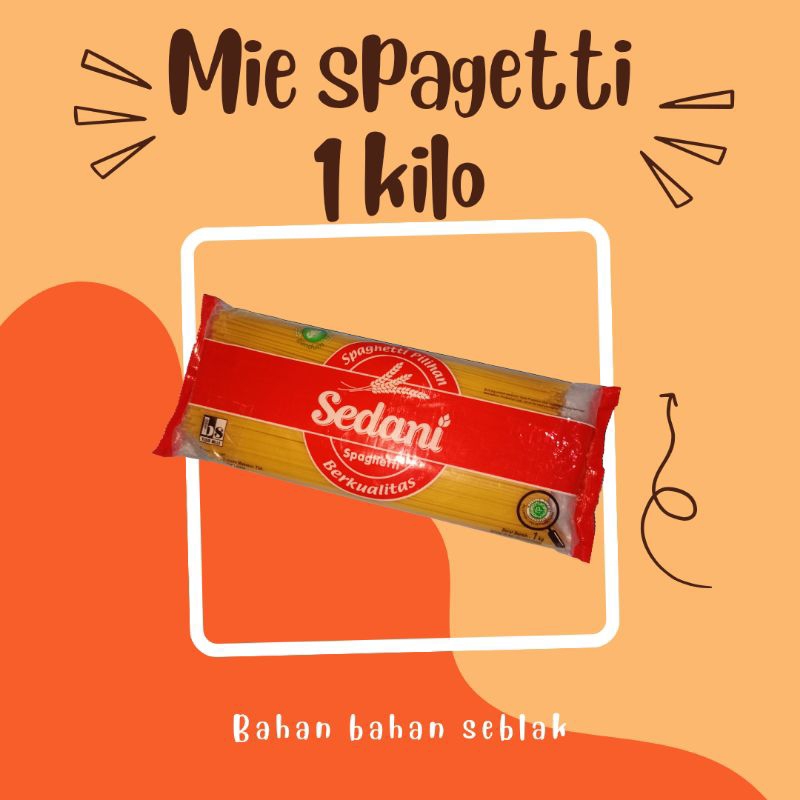 

mie spagetti sedani kemasan 1 kilo
