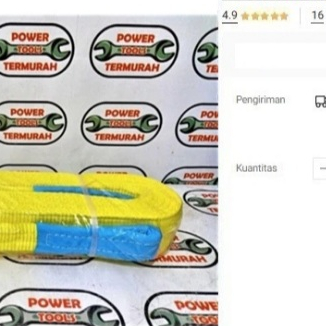 

Webbing Seling 3 Ton 8 meter Lift Sling Webing 3ton Tali Angkat Barang